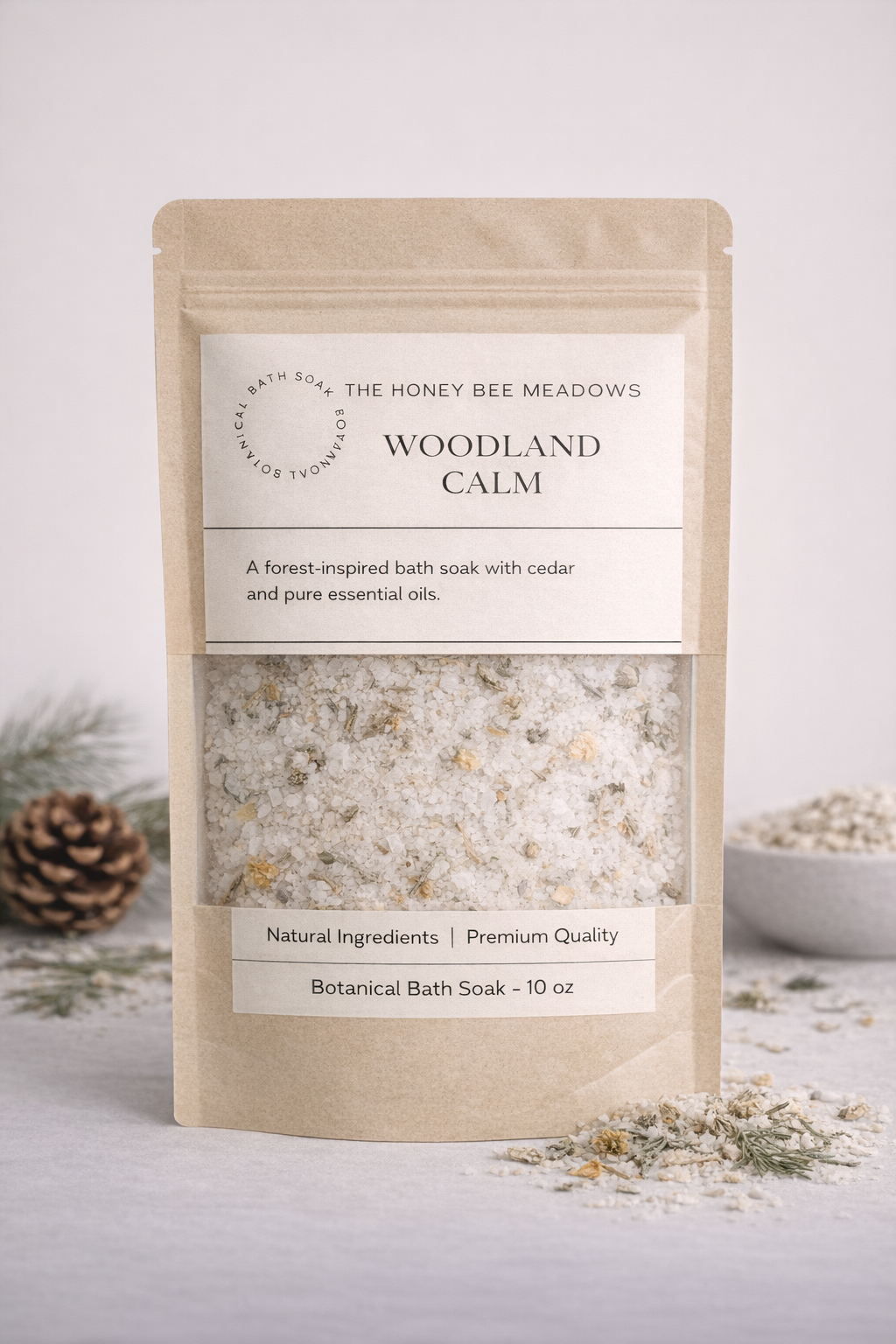 Woodland Calm Bath Soak Stand-Up Pouch