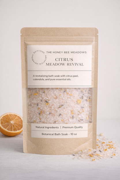 Citrus Meadow Revival Bath Soak Stand-Up Pouch