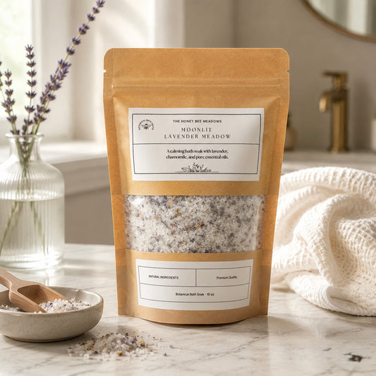 Moonlit Lavender Meadow Bath Soak Stand-Up Pouch